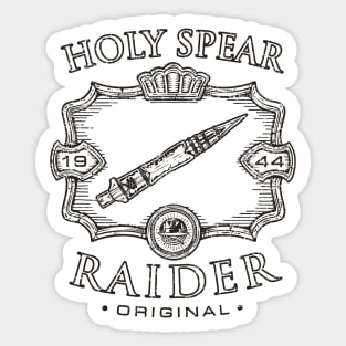 Holy Spear Raider distressed Sticker